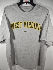 Nike Team West Virginia University Mountaineers Football Men's XL Gray T-Shirt - Picture 1 of 6