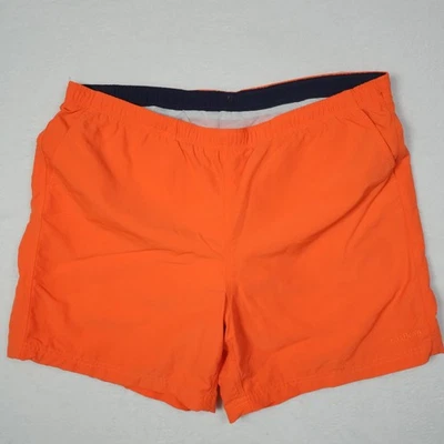 LL Bean Swim Trunks Men’s Size Large 38 Meshed Line Board Shorts Vintage Orange - Image 1 of 4