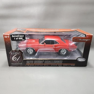Highway 61 1970 Dodge Challenger Red 50600 1:18 Diecast 2007 Limited Edition - Image 1 of 4
