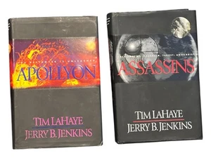Left Behind Series Books 5 (Assassins) & 6 (Apollyon) Hardbacks LaHaye & Jenkins - Picture 1 of 8