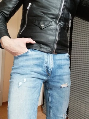 GEILE JACK&JONES SKINNY JEANS W30L32 Mega Vintage Waschung, RIPPED USED,RV - Bild 1 von 4