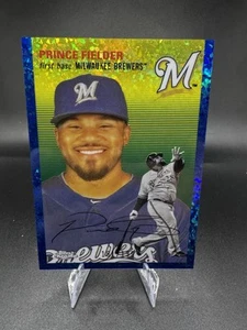 2023 Topps cromo platino - Prince Fielder 476 azul mini diamantes/199 - cervecero - Imagen 1 de 3