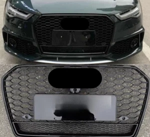 Para Audi A6 S6 RS6 2016 2017 2018 estilo parrilla parrilla de panal - Imagen 1 de 3