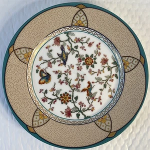 Christian Dior Fine China modello cloisonne 8 1/4" piatto insalata rotondo vintage - Foto 1 di 5