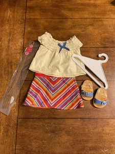 American Girl Puppe Julie Sommer Rock Set ZURÜCKGENOMMEN Erwachsene Sammler Rarität komplett - Bild 1 von 6