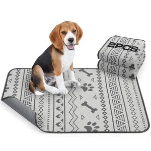 Washable Pee Pads for Dogs: 2-Pack Leak-Proof and Non-Slip Reusable Puppy Pad... - Picture 1 of 7
