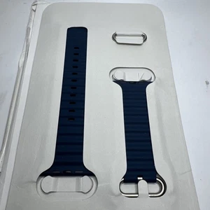 Bracelet Apple Watch neuf d'origine - bracelet océan (49 mm) - bleu - régulier, boîte ouverte - Photo 1 sur 2