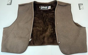 Chaqueta Schott Sportswear NYC Forro Para Hombres 52 Café Rider Cremallera Marrón De Colección Hecha en EE. UU. - Imagen 1 de 10
