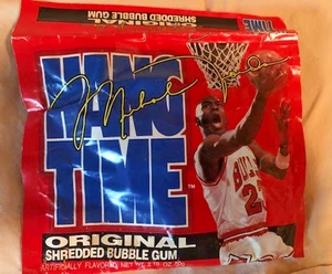Michael Jordan Hang Time Bubble Gum ungeöffnet Chicago Bulls Original 1991 sehr guter Zustand - Bild 1 von 19