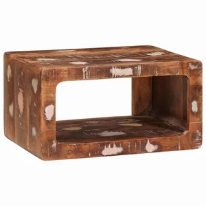 Bedside Table Solid Reclaimed Wood Earthy Brown 45x30x24 cm Rustic Compact - Picture 1 of 5