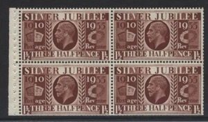 1935 11⁄2d SILBERJUBILÄUM U/NEUWERTIG BOOKLET MIT KONSTANTER VAR. SG 455a - Bild 1 von 1