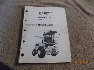 New Holland Operator’s Manual Harvester 1900 *297-299 - Picture 1 of 2