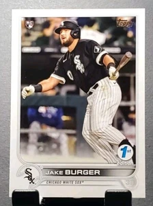 2022 Topps 1st Edition #186 Jake Burger RC WHITE SOX Roo baseball card⚾️NM/MT - Picture 1 of 2