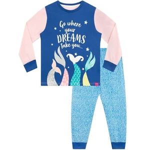 Conjunto de pijamas para niñas Ropa de salón Pijama Ropa de dormir 3 - 10 años Sirena Sueños - Imagen 1 de 7
