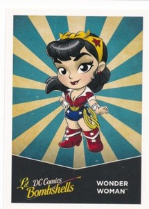 L1 WONDER WOMAN 2017 Cryptozoic DC Comics Bombshells LIL BOMBSHELLS card