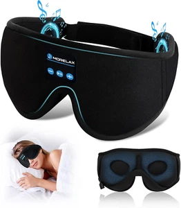 Antifaz para dormir con auriculares Bluetooth, antifaz para dormir 3D inalámbric - Bild 1 von 12