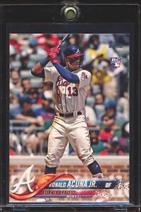 2018 TOPPS UPDATE RONALD ACUNA JR. #US250 WHITE JERSEY SSP VARIATION ROOKIE!