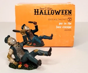 Department 56 Pie In The Face Escape Halloween Snow Village with Box #4049219 - Picture 1 of 6