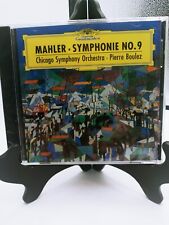 MAHLER - Symphonie No. 9 Chicago Symphony Orchestra Pierre Boulez CD 1998