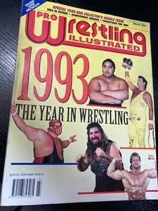 Revista PWI Pro Wrestling Illustrated WWF WCW - Marzo 1994 - 1993 revisión del año - Imagen 1 de 4