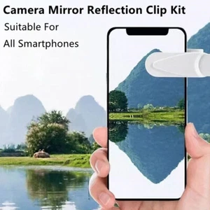 1X Smartphone Kamera Spiegel Reflexion Clip Kit Selfie Sky Set für Telefon Shoot - Zdjęcie 1 z 11