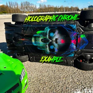 ARRMA INFRACTION / FELONY Chassis Skin Protector HOLOGRAPHIC CHROME - THE REAPER - Picture 1 of 4