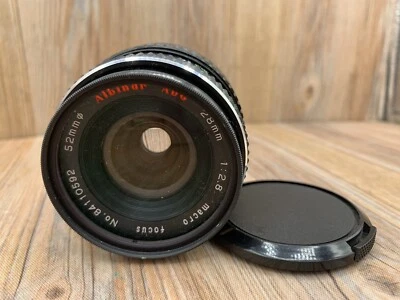 Albinar ADG 28mm 1:2.8 Macro Focus 52mm Lens Hoya Sklight 1B Filter - Image 1 of 4