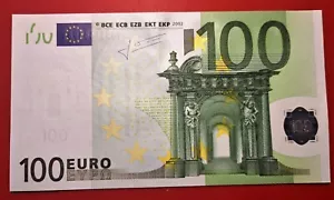 UNC, 100 Euro, Italy -S, 2002, 2nd Signature - Picture 1 of 2