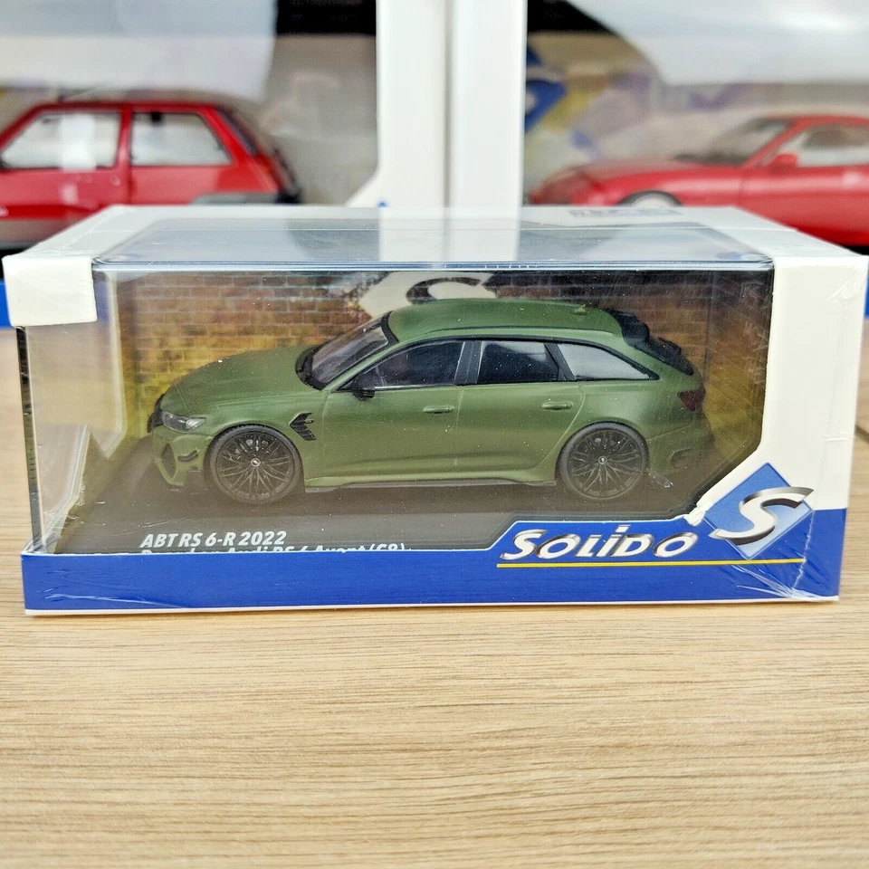 COCHE SÓLIDO AUDI ABT RS6-R VERDE OLIVA MATE 1:43 NUEVO CAJA S4310704 - Imagen 1 de 4