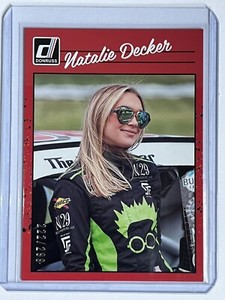 2023 Donruss Racing Natalie Decker Red /299 LIMITED Nascar Card #166 NM/Mint