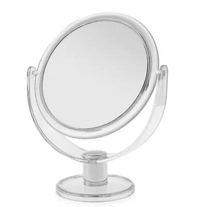 Blue Canyon Round Plastic Standing Makeup Mirror - Picture 1 of 1