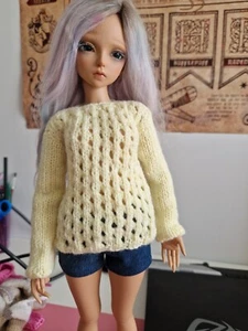 Handgestrickter Pullover für Minifee Slim MSD BJD Puppenkleidung - Bild 1 von 1