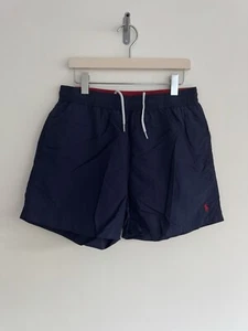 Pantalones Cortos de Natación Polo Ralph Lauren Azul Marino Con Borde Rojo XL - Imagen 1 de 13