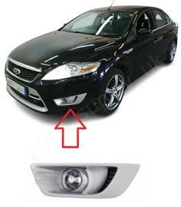 NUEVO PARA FORD MONDEO IV 07-10 LÁMPARA DE PARACHOQUES DELANTERO CON MARCO PLATEADO IZQUIERDO - Imagen 1 de 3
