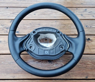 Iveco Daily VAN III 3 1999-2006 NUEVO Volante Cuero Negro NUEVO Foto 1 de 4