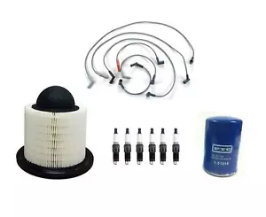For 2001-2008 Ford F-150 4.2L Spark Plug Wires Spark Plugs Air Filter Oil Filter - Picture 1 of 6