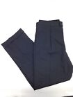 $199 Calvin Klein Mens Regular Fit Stretch Trousers Gray Pleated Dress Pants 34w