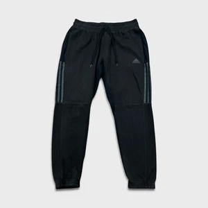 Pantalones deportivos Adidas para hombre grandes negros deletrear 3 rayas atléticos gimnasio polar jogger - Imagen 1 de 10