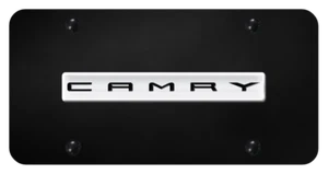Toyota Camry 3D Nameplate Logo Stainless Steel License Plate Official Licensed - Imagen 1 de 8