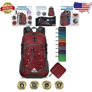 Lightweight Packable 40L Hiking Backpack for Men & Women - Outdoor Essential - Picture 1 of 10