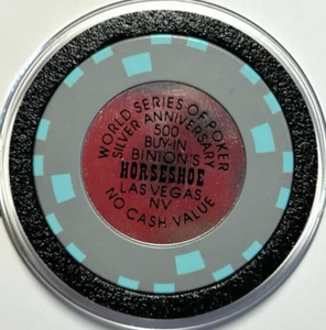 Casino Chip, Binion's Horseshoe " WSOP " Las Vegas Casino Legends Hall of Fame - Picture 1 of 6