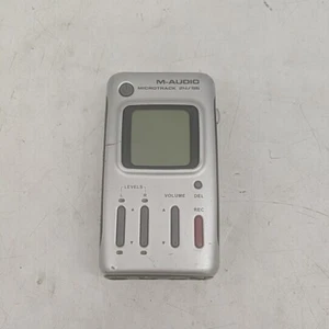 M-Audio MicroTrack 24/96 Silver Professional 2-Channel Mobile Digital Recorder - Picture 1 of 7