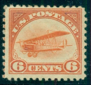US #C1 6¢ Jenny, og, LH, VF, Scott $60.00 - Picture 1 of 1