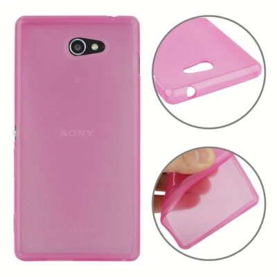Cellulare Custodia Design Case Protezione Bumper per Sony Xperia M2 Aqua - Immagine 1 di 4