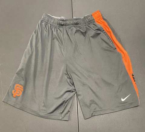 San Francisco Giants Shorts Medium Black Nike Dri Fit Athletic Gym MLB Baseball Cover