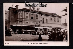 Chelmsford - G. E. R. Bahnhof, außen - echte fotografische Postkarte - Bild 1 von 1