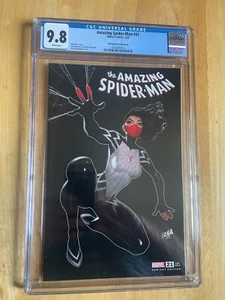 AMAZING SPIDER-MAN #21 - DAVID NAKAYAMA COVER-CGC 9.8 GRADE! BLACK VARIANT CVR! - Picture 1 of 4