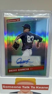 2020 Panini Donruss Optic Signatures Prizm #86S-DG Deivi Garcia /10 (AU, RC) - Picture 1 of 2