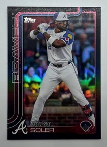 2025 Topps Serie 1 Jorge Soler Foglio Nero Parallelo /10 - Foto 1 di 2