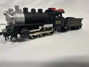 Model Power 6720 HO Scale ATSF 605 Steam Locomotive & Tender W/DCC - Picture 1 of 3
